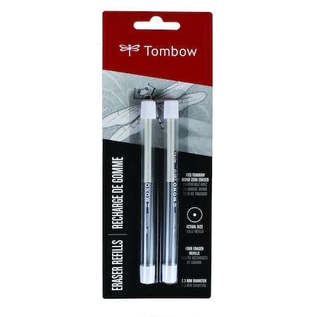 Tombow MONO ZERO REFILL RND, 2PK 57316